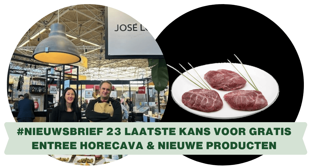 Header van Nieuwsbrief over Horecava en nieuwe producten van La Venta.