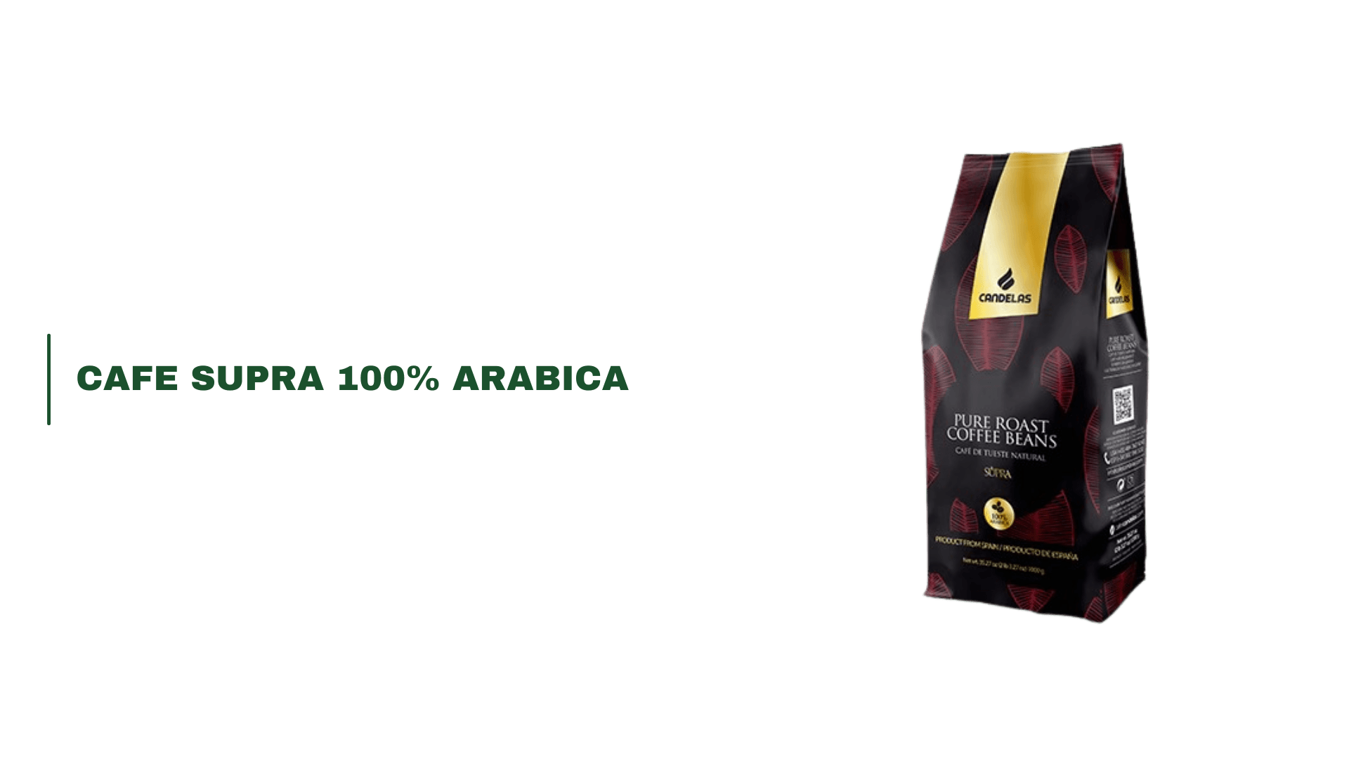 Nieuw product!: Cafe supra 100% Arabica