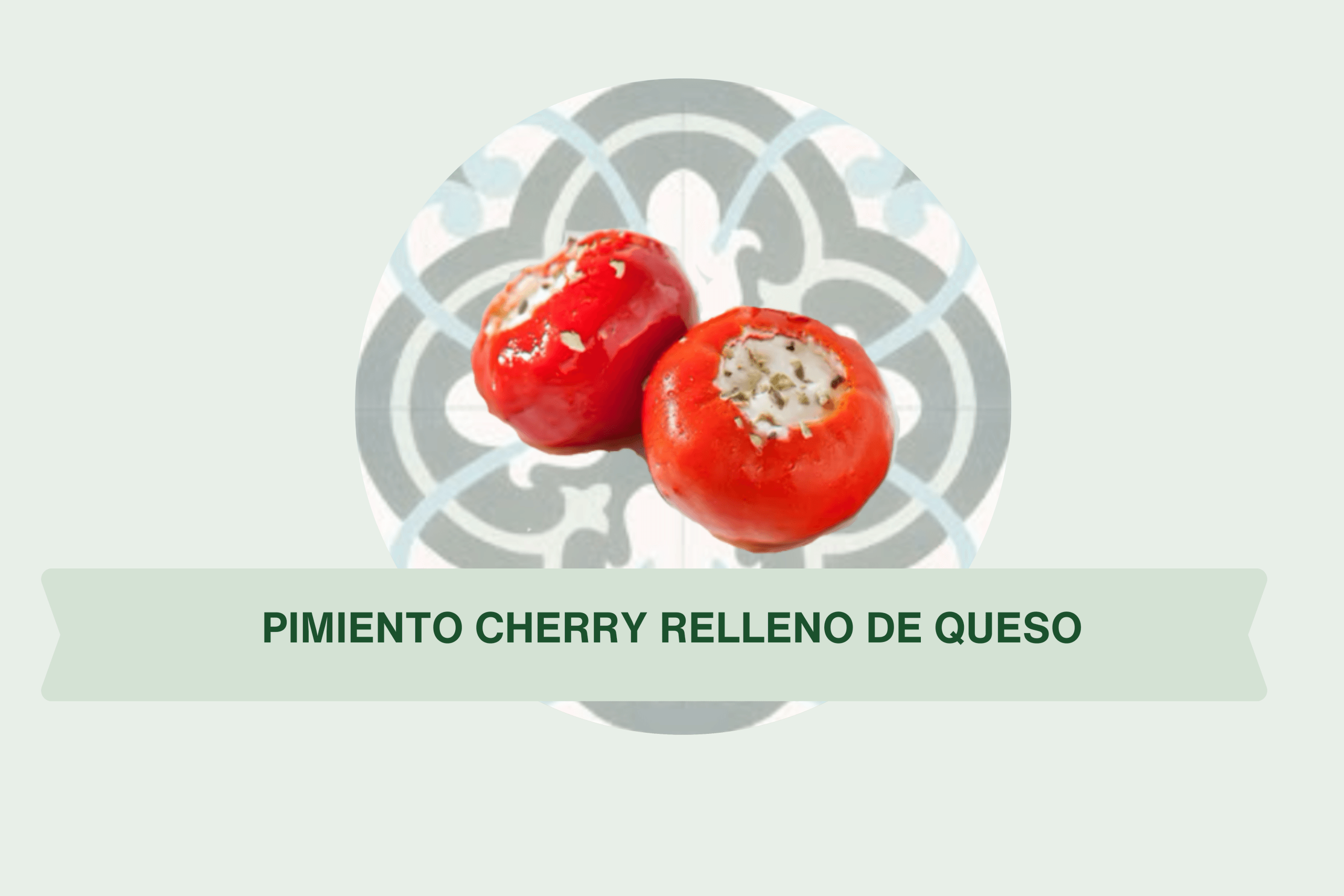 Pimiento Cherry relleno de queso