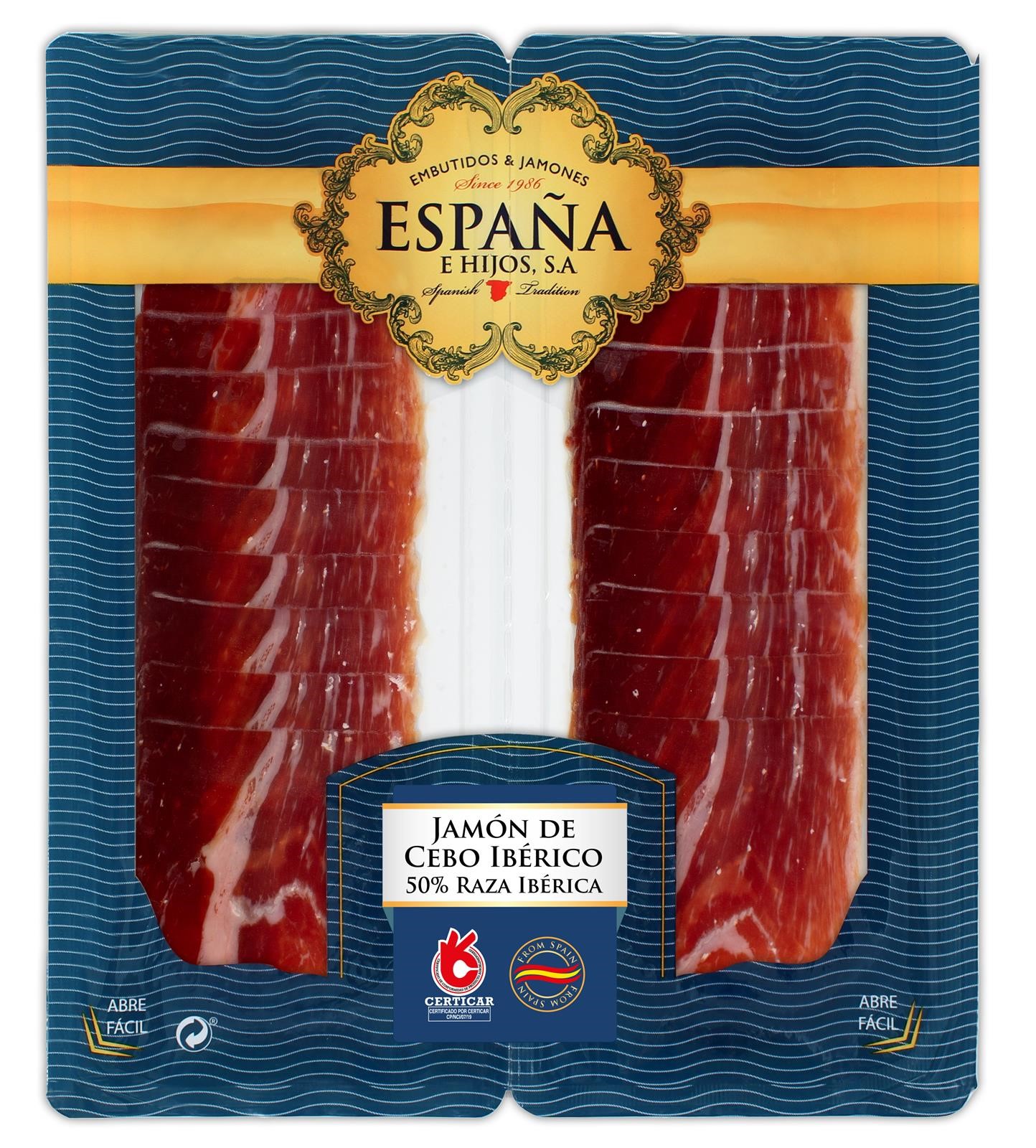 Jamon Iberico de cebo loncheado 80gr